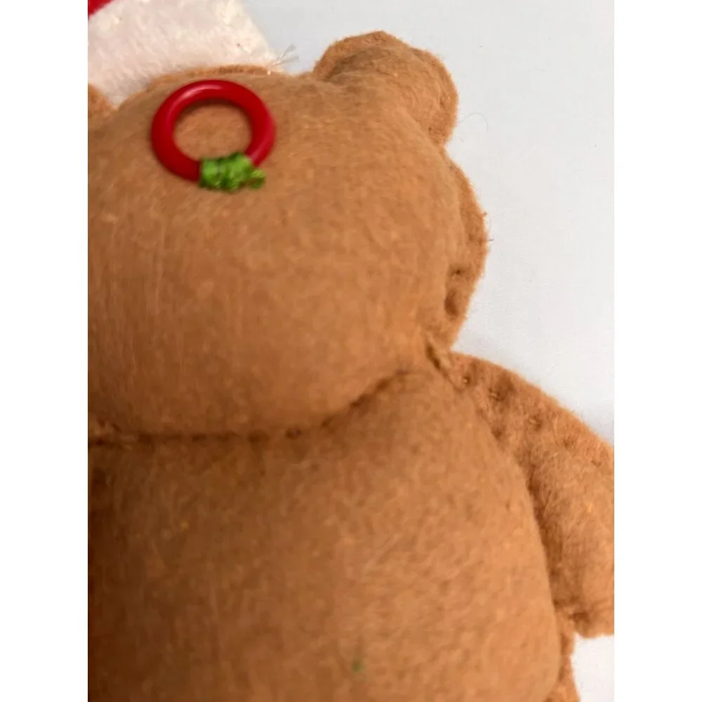 Adorable Felt Teddy Bear Christmas Garland 